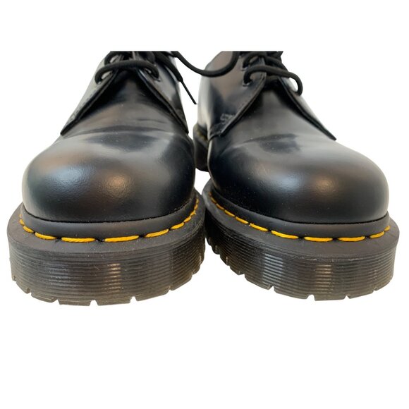 Dr Martens 1461 Bex Black Smooth Leather Lace-Up Shoes Unisex 9 M / 10 L 8931 - Picture 9 of 11